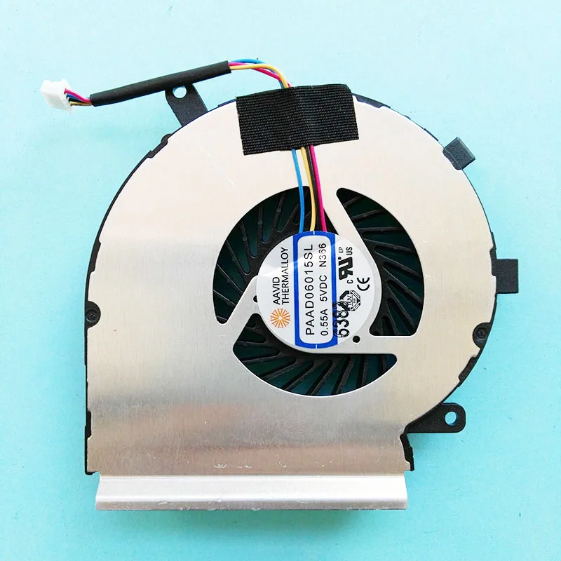 CPU FAN Процессор GPU вентилятор охлаждения для MSI GE72VR GP72VR 6RF 7RF GP72MVR GL72VR Вентилятор Кулер PAAD06015SL N366 N372 DC 5 В 0.55A - Цвет лезвия: CPU FAN
