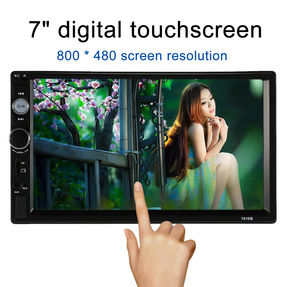 2 DIN Автомобильный видео мультимедиа плеер Bluetooth HD стерео радио FM MP3 MP4 MP5 без DVD
