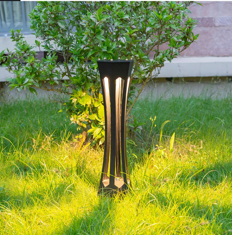 Нержавеющая Сталь Современные огни водонепроницаемый Творческий tuin verlichting балкон gateyard коридор Открытый ландшафтное освещение