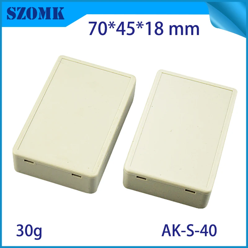 1 pcs 70*45*18mm small plastic enclosure for electronics case light grey abs equipment box device | Обустройство дома