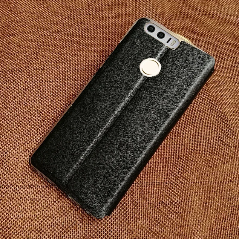 Yuetuo Оригинальный Роскошный принципиально чехол для huawei honor 8 etui искусственная