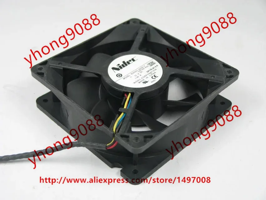 Nidec B35502 35DEL7 PP749 A00 DC 12V 1.40A 120x120x38 мм Сервер вентилятор охлаждения|square fan|server fandc fan 12v |