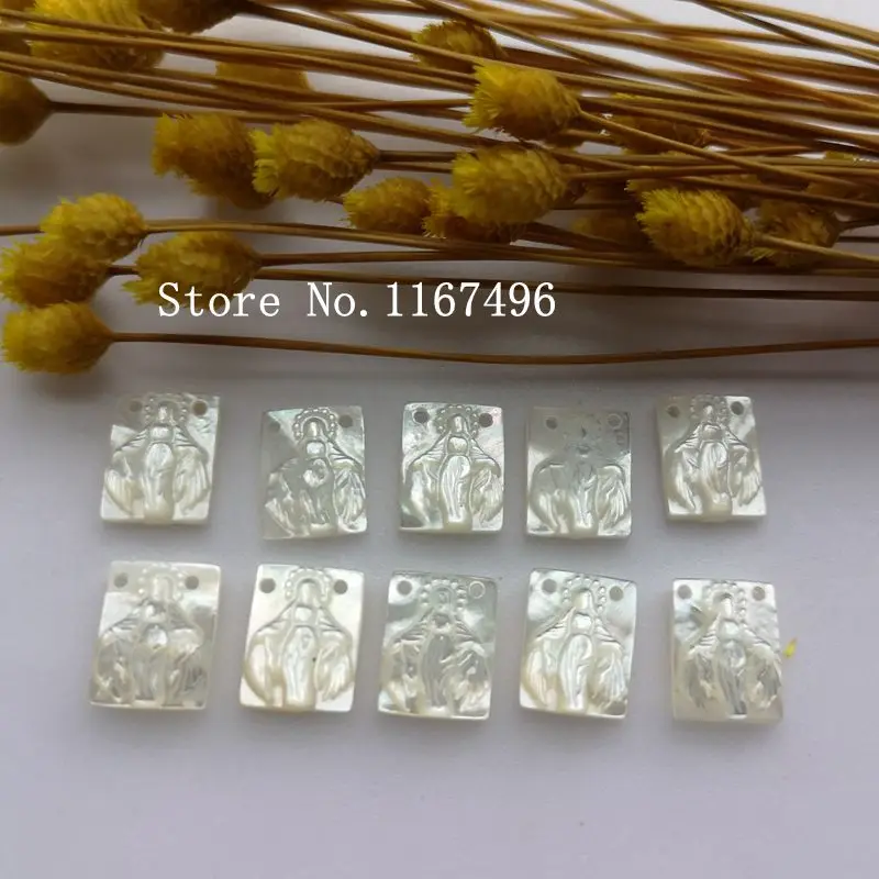 

50pcs/lot 8x11mm Natural Rectangle Lady of Grace Mother of Pearl Shell Rectangle Mother Pearl Shell MOP for Jewelry Settings