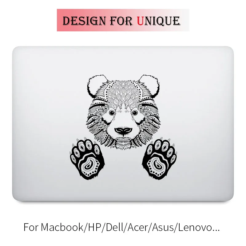 Милый полярный медведь красочные наклейки для ноутбука Apple Macbook Наклейка Pro Air retina