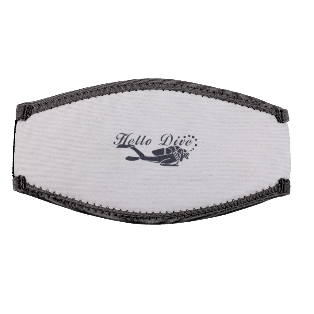 Маска для ныряния с аквалангом 5 мм неопреновый чехол мягкий защитный ремешок