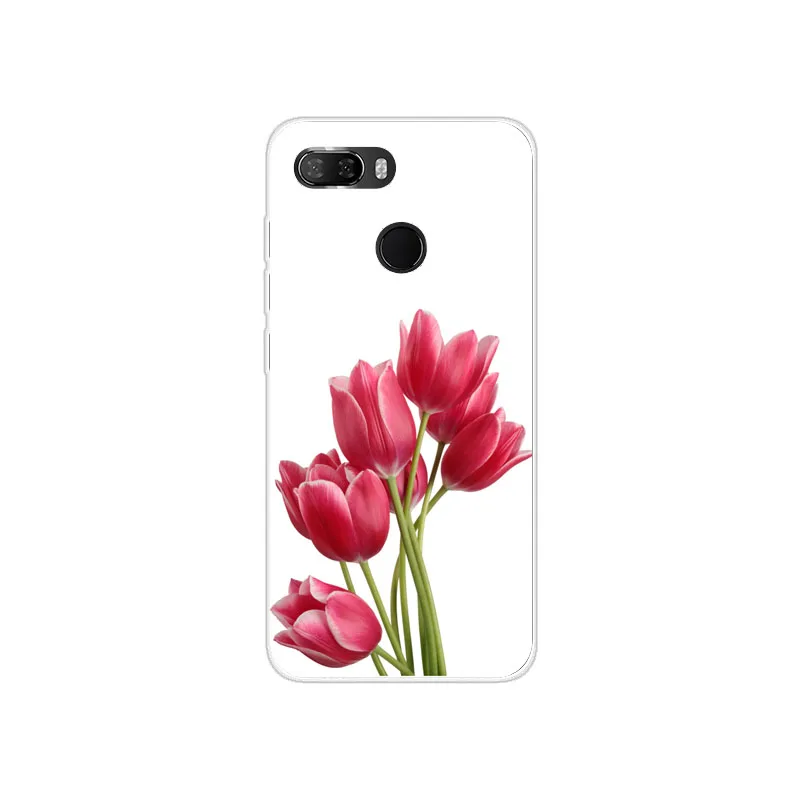 Lenovo K5 play Case Silicon chrysanthemum Painting Soft TPU Back Cover for Phone protect Bags shell |