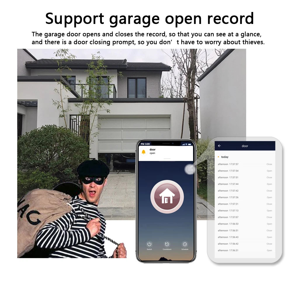 Lonsonho Tuya Smart Life App Wifi гаражная дверь открывалка умный переключатель реле беспроводной пульт дистанционного управления работает с Alexa Google Home