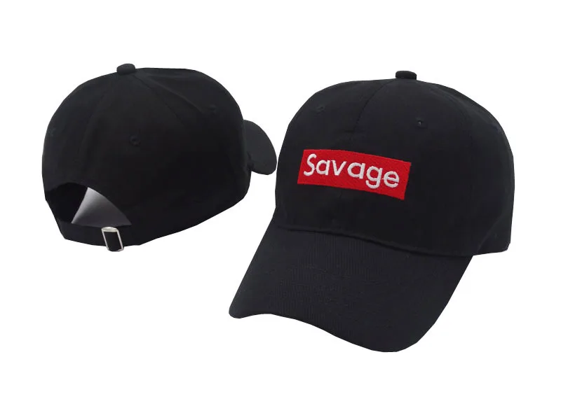 Который в душе вышитые буквы Savage папа шляпа мужская женская бейсболка