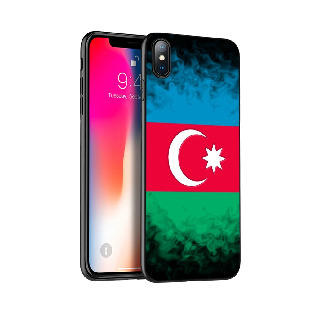 Черный чехол из ТПУ для iphone 5 5s SE 2020 6 6s 7 8 plus x 10 XR XS 11 pro MAX с российским флагом