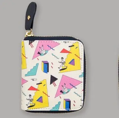 4 Aurore and duck Tabom market мини-кошельки милые забавные кошельки в Корейском стиле для девушек женские кошельки для монет Notecase Япония 18 новая симпатичная сумка - Цвет: 4