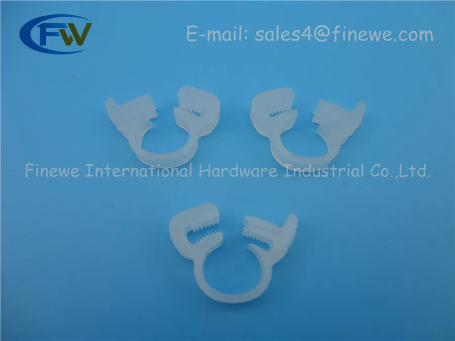 Нейлон platic белый топливо шланг кабель Провода трубки Зажимы клип для 11.4 12.4 мм od |