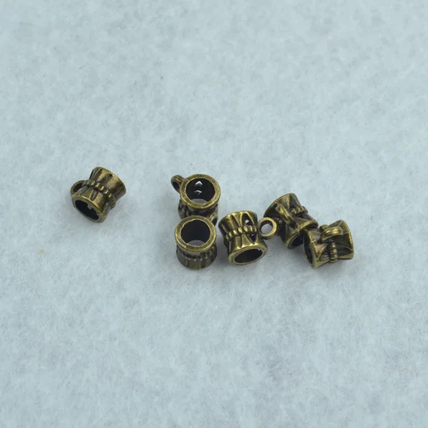 50 шт. Античная бронзовая большая бусины с отверстиями металлический соединитель свободный бисер Подходит diy