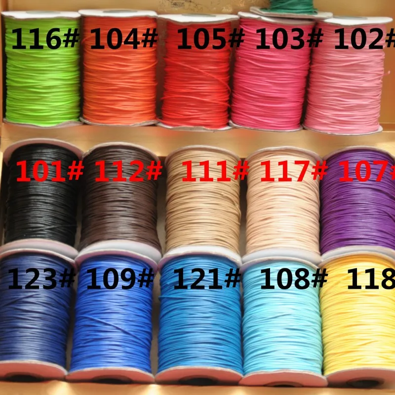 

100 Yards Korean Waxed Cord String Thread 2mm