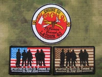 10cm suit seal team operation red wings lone survivor mark embroidery patch badges