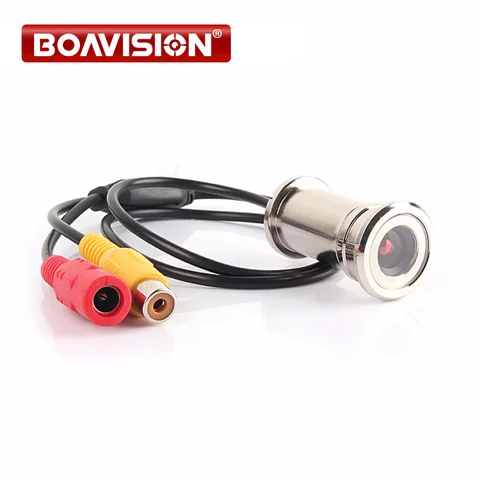 BOAVISION NOVA ATUALIZAÇÃO 1/4 "550TVL CMOS de 2,8 mm Fole dos olhos da porta Instalar Mini Câmera de Segurança da Câmera de Câmera CCTV