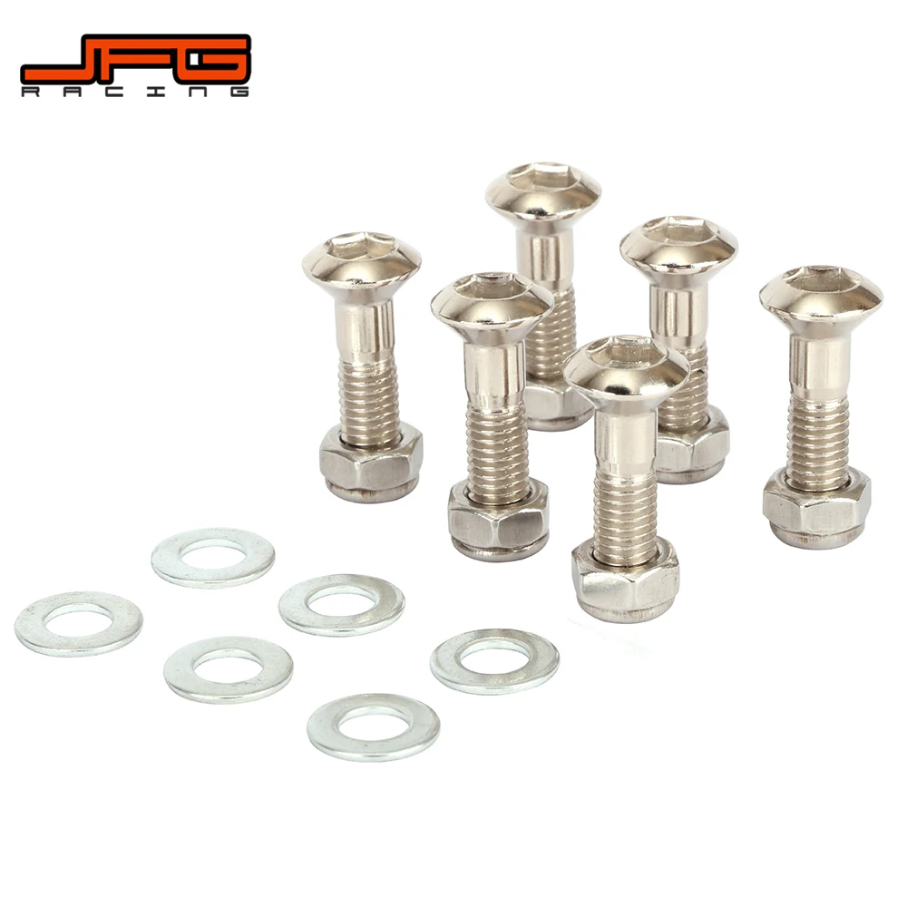 6 шт. винты для мотоцикла HONDA SUZUKI KAWASAKI YAMAHA KTM RMZ DRZ YZF KXF KLX CRF|sprocket kit|sprocket motorcyclesprocket for