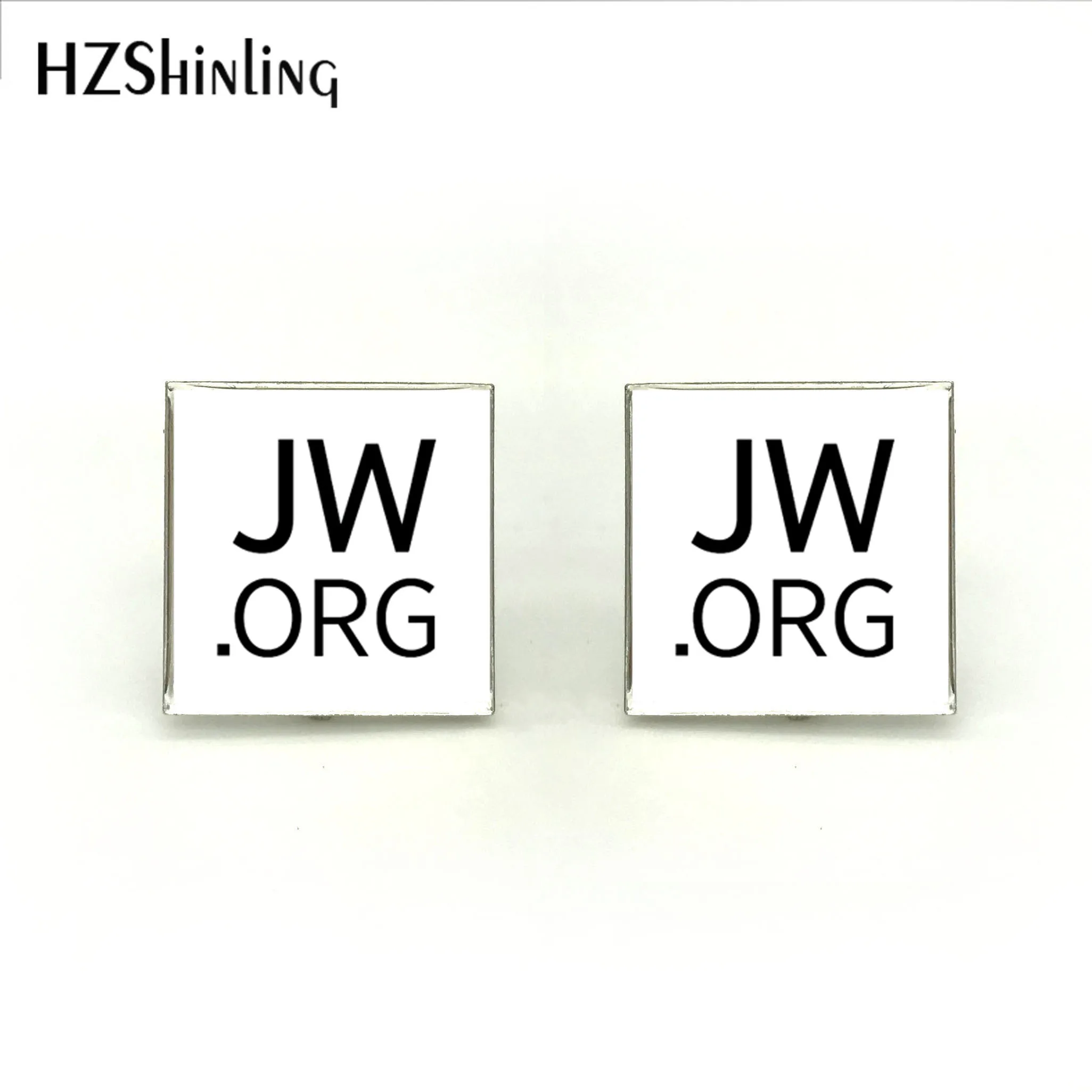 12 Новые квадратные JW. ORG запонки Sympol запонки высококачественные брендовые украшение ручной работы из серебра для мужчин свадебные манжеты - Окраска металла: 12
