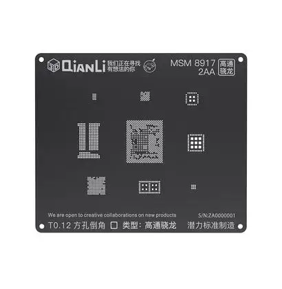 QIANLI iBlack 3D BGA трафарет MTK6582 MSM8917 2AA/8937/8953 1AB/B01 AB/8940 1AA/8916/8909 SDM636/660 Reball Tin Plant|Сварочные