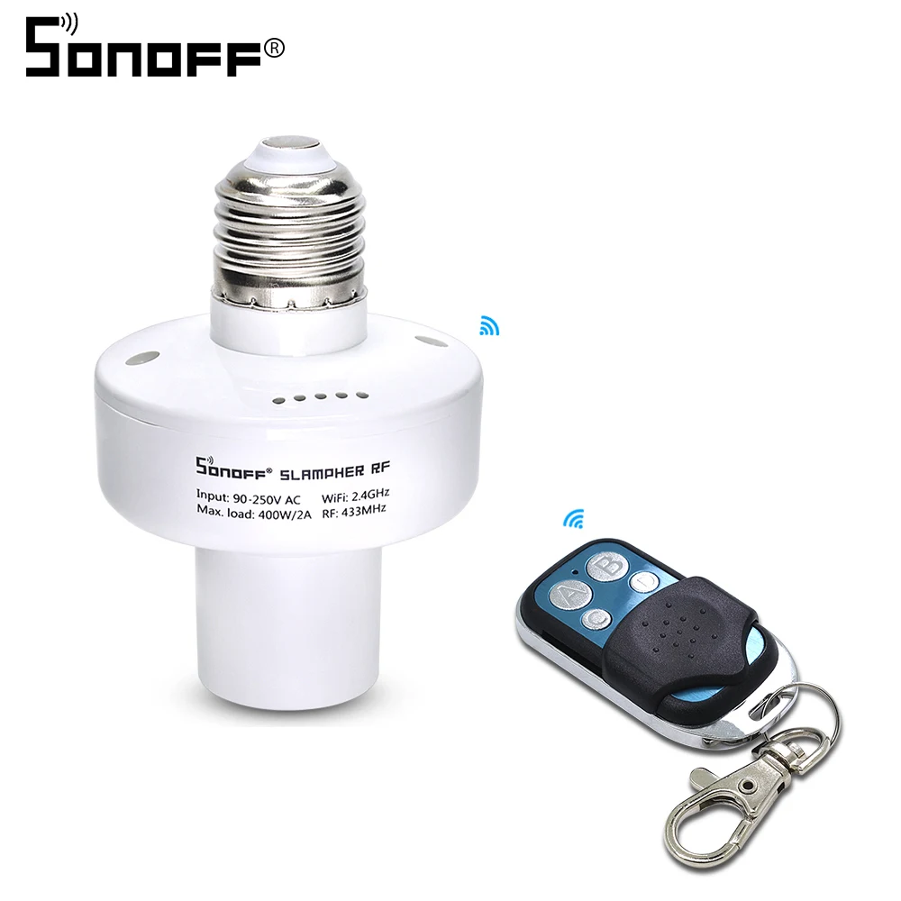 Интеллектуальный выключатель света Sonoff Slampher RF 433 с Wi Fi и дистанционным