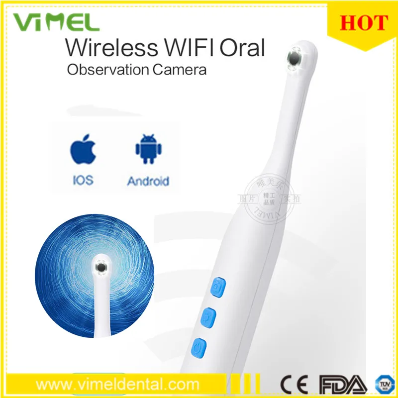 FSVIMEL беспроводной WiFi HD USB Intra Oral Dental Camera подключение с телефоном стоматологом