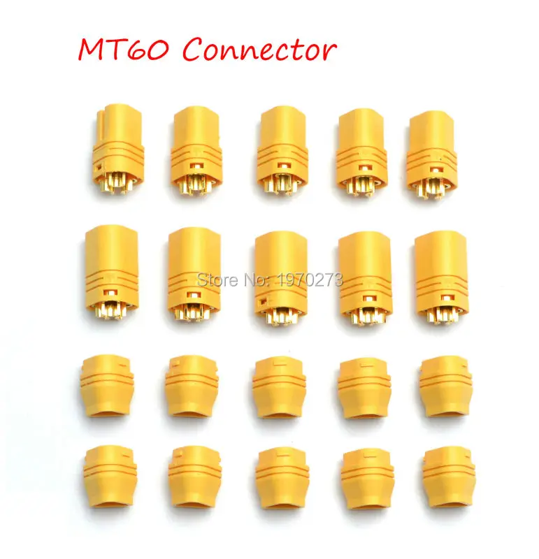 

Хит продаж MT60 3,5 мм переменного тока 3-полюсный Пуля разъем желтого цвета для мальчиков и девочек, набор для RC ESC для мотора