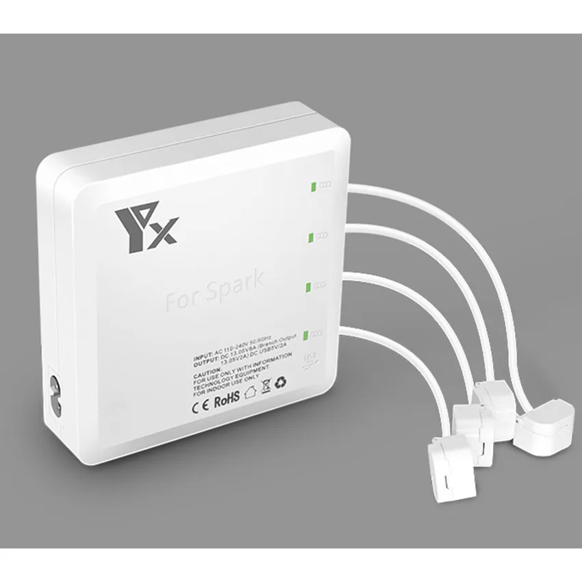 6 в 1 DJI Spark Charger Drone Flight Battery Charging Hub Fast Smart Manager для пульта дистанционного управления
