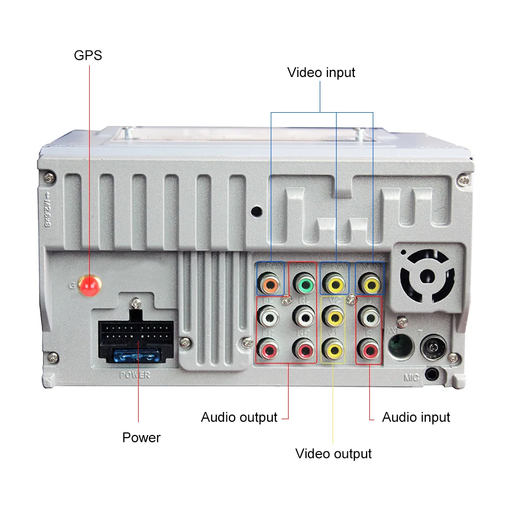 Автомобильный мультимедийный плеер AOSHIKE автомагнитола DVD MP5 GPS TFT 7 дюймов HD Bluetooth