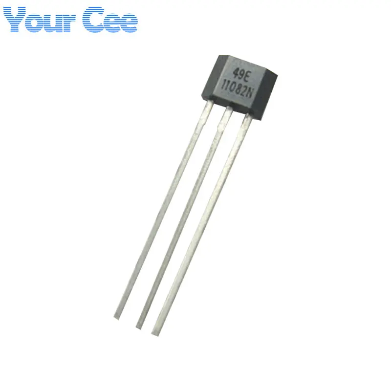 500pcs 49E Hall Element OH49E SS49E Hall Effect Sensor Linear Switch