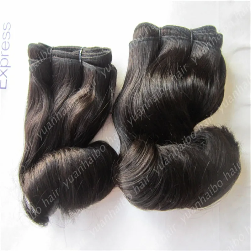 Hot Selling #1b bouncy indian curly hair 3pcs/lot 100% tip curls funmi weaves for nigeria free shipping |