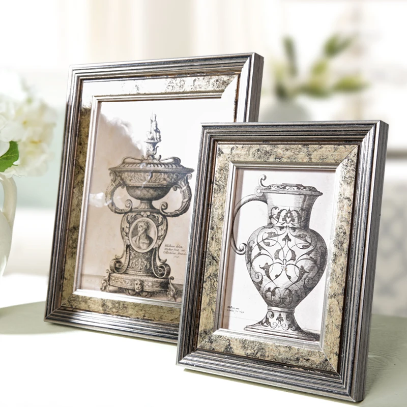 Новый стиль деревянная рамка для картин творческий Винтаж фоторамки