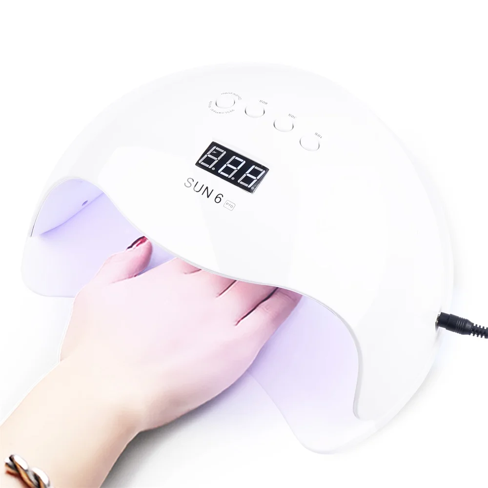 SUNR6 Pro УФ лампа Светодиодный лампа для ногтей Сушилка для ногтей для всех гели от солнца светильник инфракрасного зондирования 10/30/60s Timer смарт-лампа для маникюра
