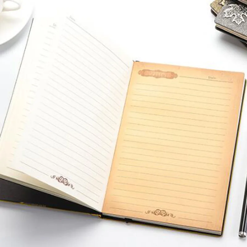 100 листов классический мультфильм Европейский тиснением Ретро лося ноутбук