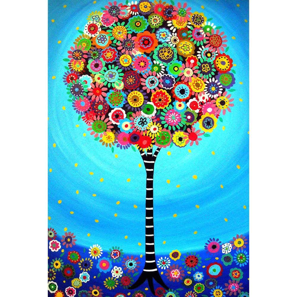 Алмазная картина полный квадрат &quotабстрактное дерево&quot алмазная вышивка набор