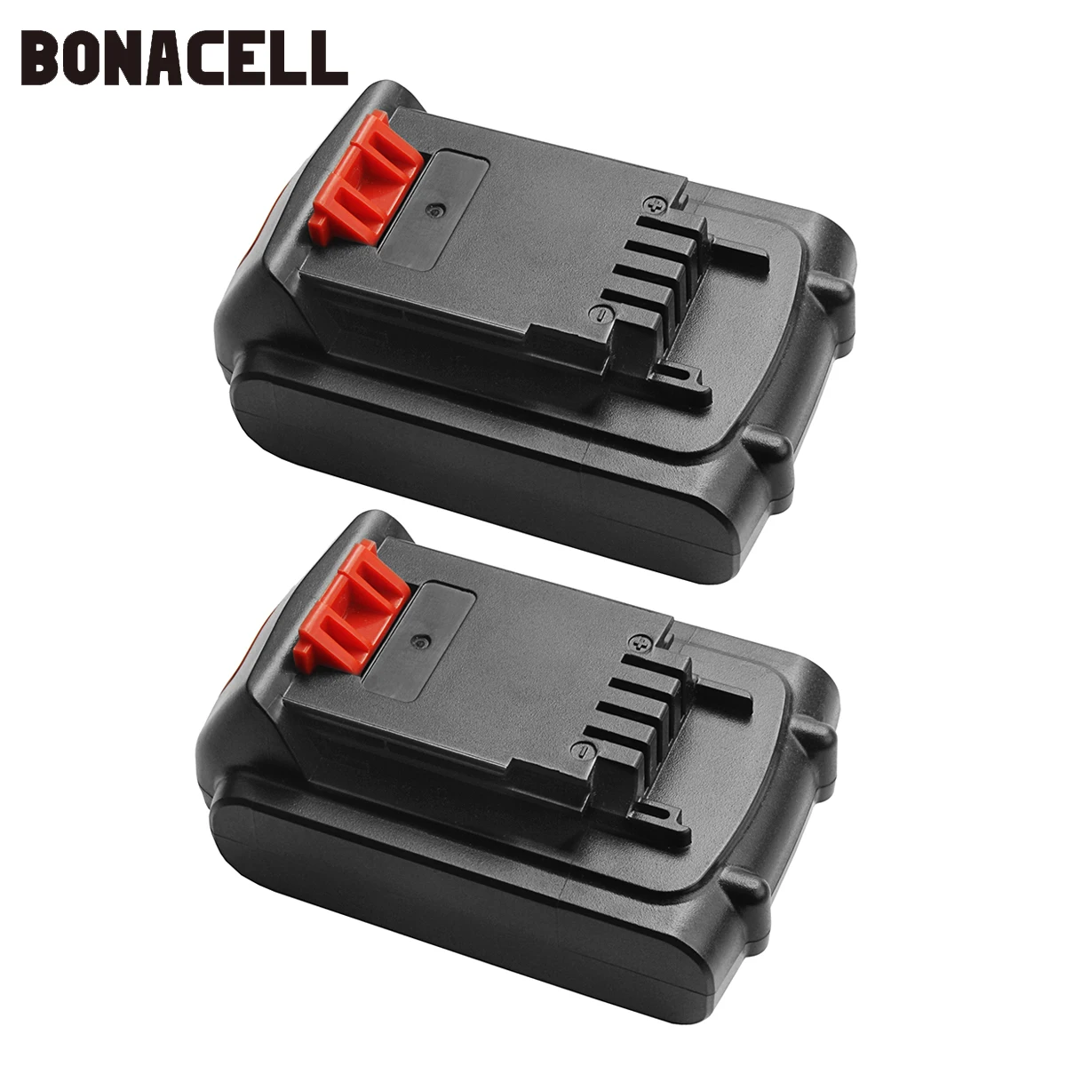 2 PACK Bonacell 18 V/20 V 2000 мА/ч, литий-ионный аккумулятор Перезаряжаемые Батарея Мощность инструмент Замена Батарея для BLACK&DECKER LB20 LBX20 LBXR20 L30 - Цвет: 2 PACK