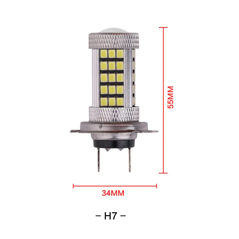 Автомобильный свет H4/H7/H11/9005/9006 6000K 1 шт. DC 12V 63 LED прочный длительный срок службы