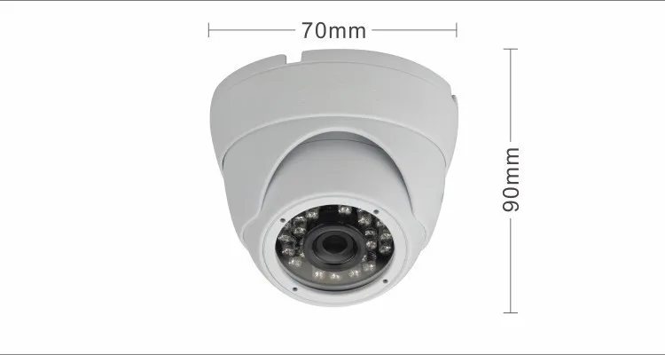 Высокое качество 720 P HD ахд 1000TVL исправлена 3.6 мм объектив низкое освещение мини