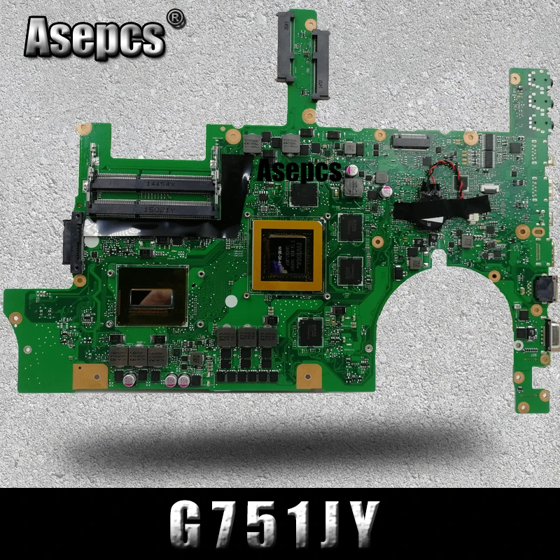 AsepcsROG G751JY материнская плата для ноутбука For Asus G751JT G751JL G751J g751протестированная