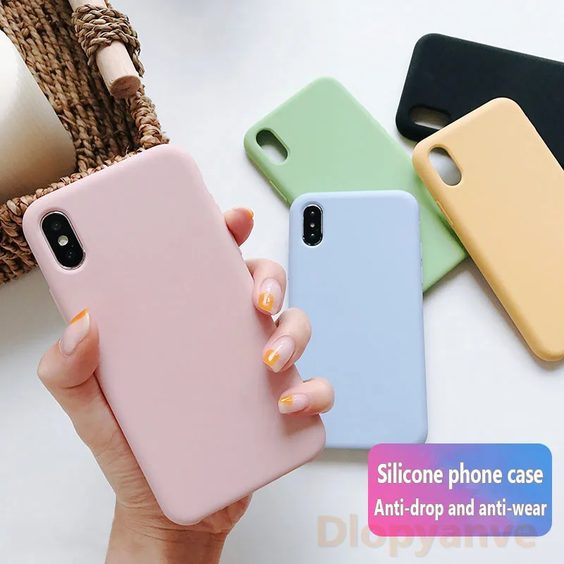 Оригинальный силиконовый чехол с логотипом для Apple Iphone 7 8 6 6s Plus 5 X XS MAX XR телефона |