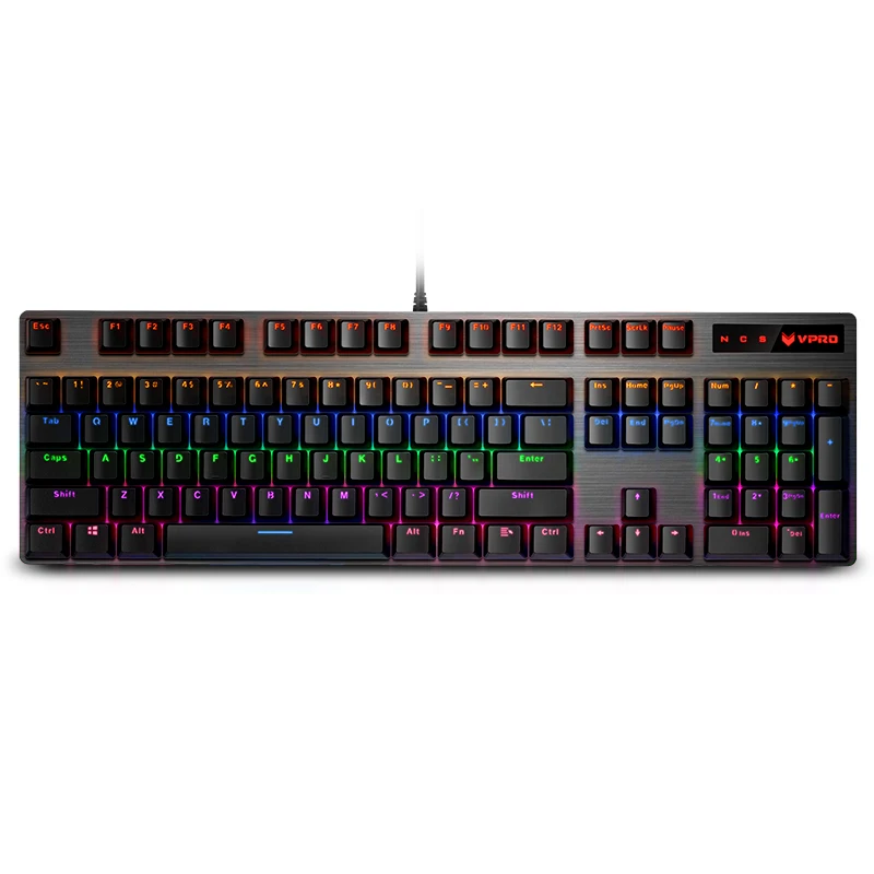 USB клавиатура Rapoo V500PRO Механическая Проводная игровая с подсветкой 7