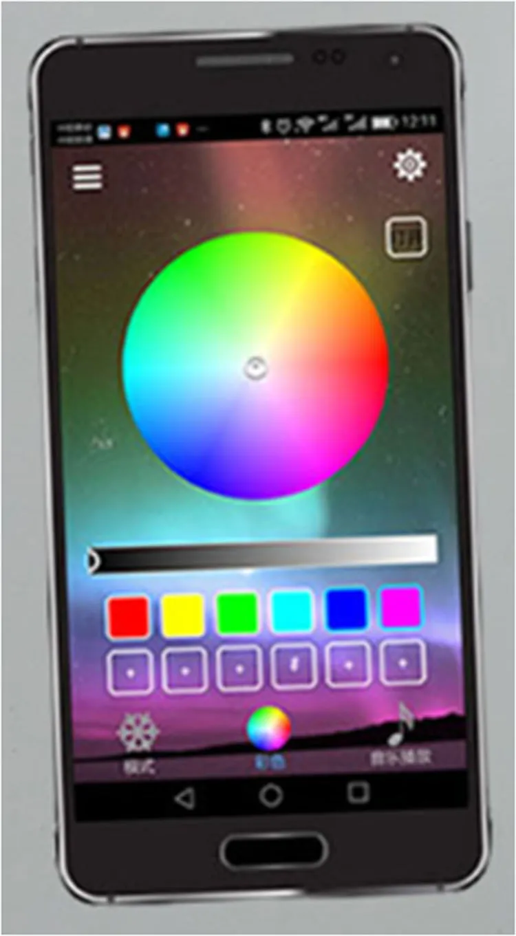 Светодиодная RGB лента Bluetooth контроллер 220 В беспроводная светодиодная для IOS/Android