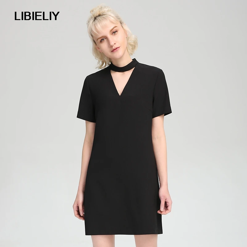 

Women Sexy Cut Out V Neck Dress Short Sleeve Mini Dresses Solid Black Green Ladies Summer Casual Streetwear Vestidos QZ2428