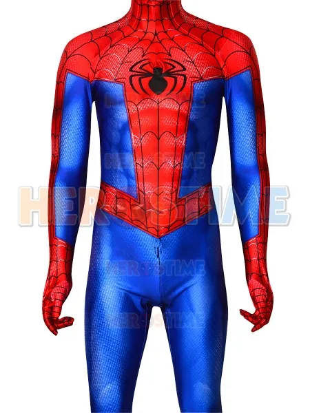 Spideman Into the Spider Verse костюм 3D принт супергероя-паука Косплей Костюм для Хэллоуина вечерние горячие продажи на заказ