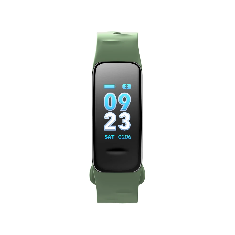 Smartch Bluetooth Smart группа крови Давление и монитор сердечного ритма Цвет Экран браслет