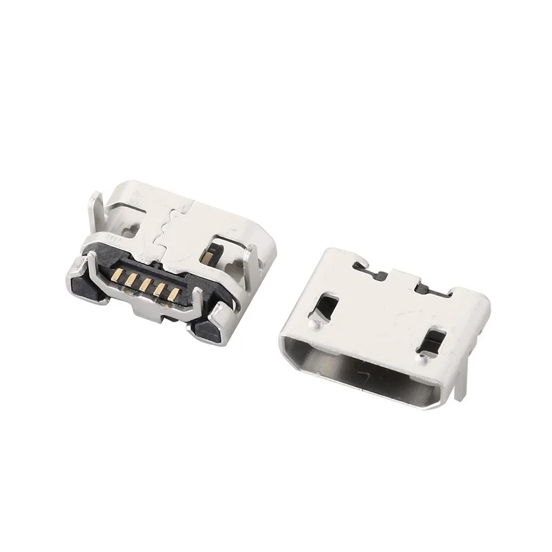 Micro USB 5pin типа B гнездовой разъем для мобильного телефона 5 контактный зарядки 4