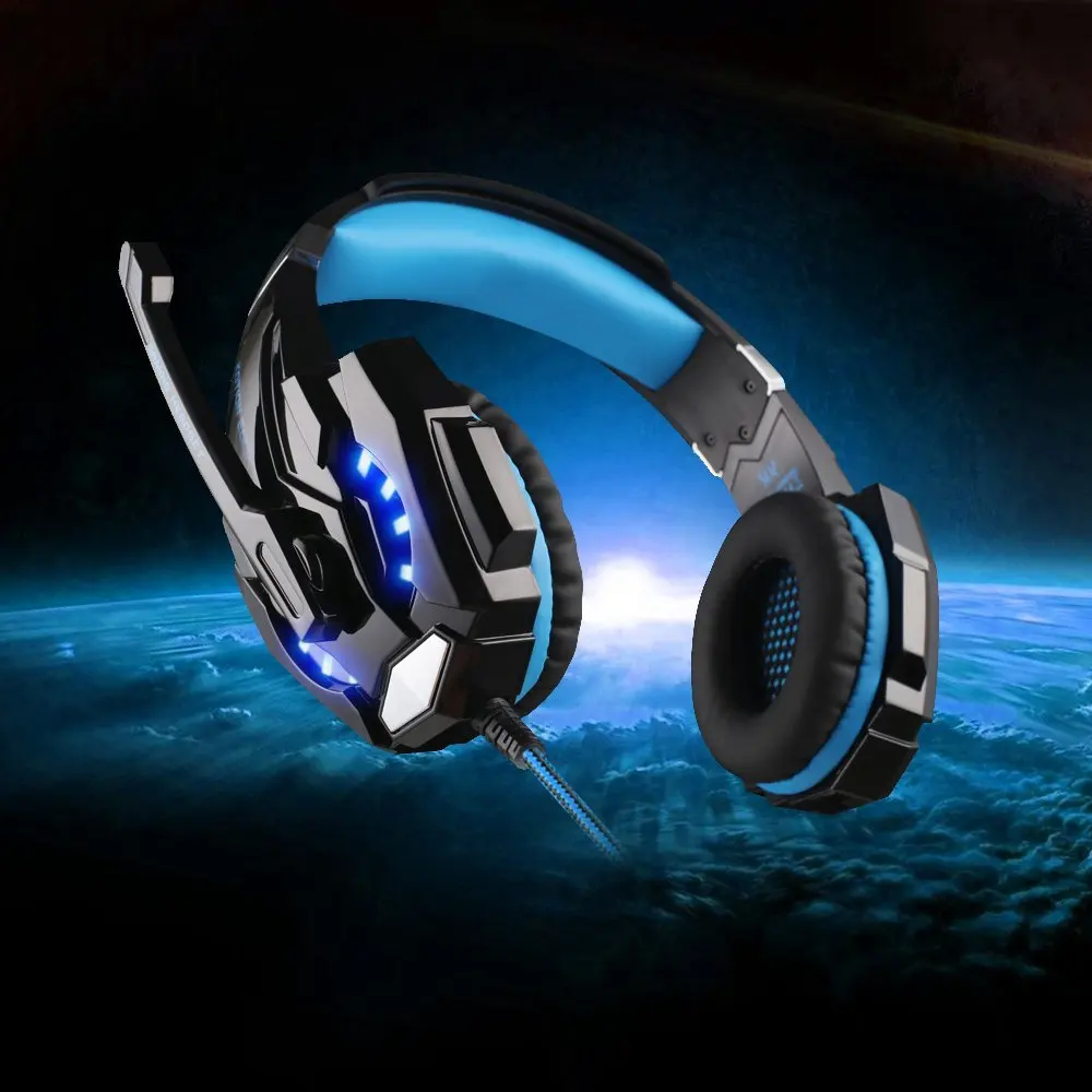 Kotion каждый G9000 3.5 мм игровые наушники гарнитуры повязка с микрофоном светодиодный