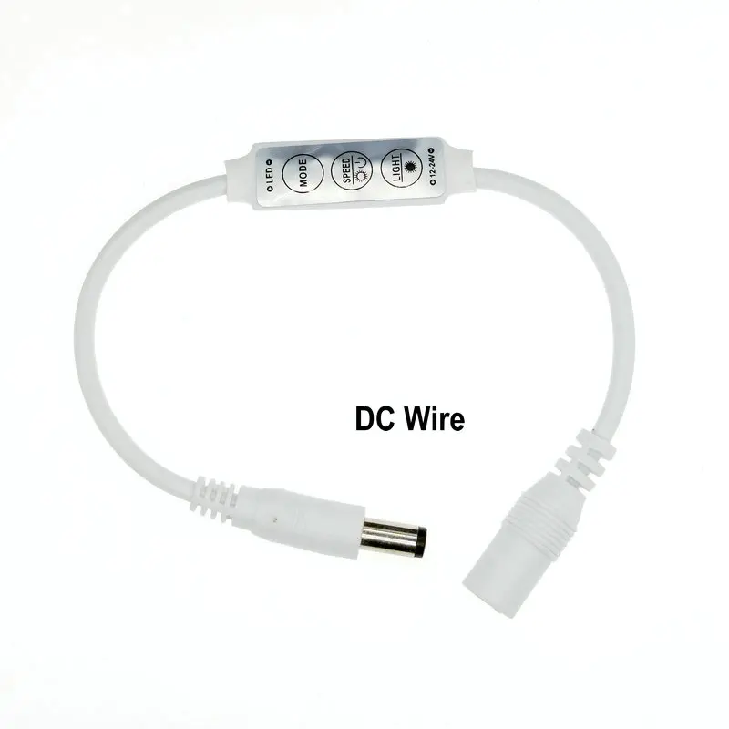 Контроллер светодиодных лент DC12V мини контроллер трехклавишных одноцветных