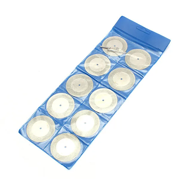 

Fixmee 10pcs/set 50mm Diamond Cutting Discs For Rotary Tool Dremel Stone Blade