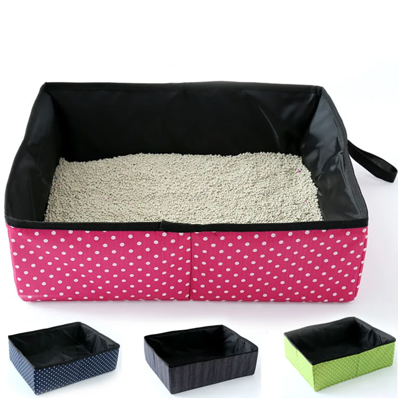 Подстилка для кошек из ткани Оксфорд складной кошачий наполнитель уличный