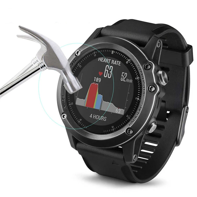Ультрапрозрачная защитная пленка из закаленного стекла для Garmin fenix 5x 5s 5 Plus Смарт