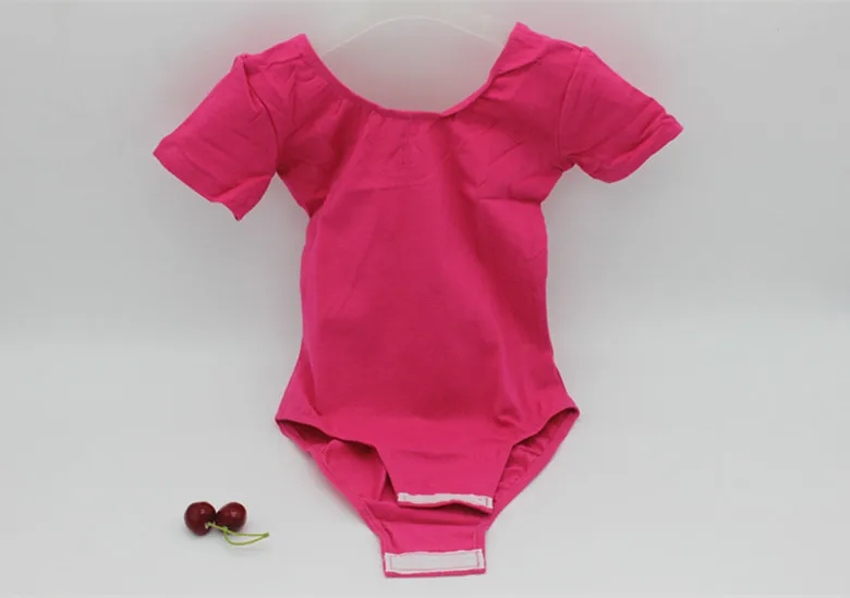 Гимнастическое трико с короткими рукавами балетное танцевальное платье для